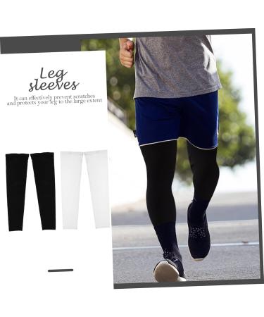 FOMIYES 4 Pairs Basketball Leg Protection Sleeves - Spandex Running & Ice Silk for Ultimate Comfort & Support - International Shipping Available - Buy Online on GoSupps.com