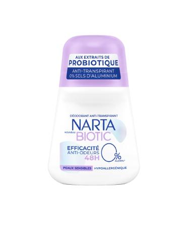 Narta Biotic Roll-on Deodorant Sensitive Skin 50 ml