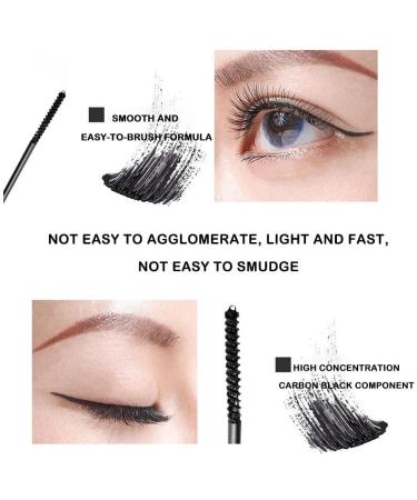 Korean Cosmetics Black Mascara Lengthens Eyelashes Extra Volume Waterproof Natural Lashes Full Size Makeup Female Professional - Buy Online on GoSupps.com