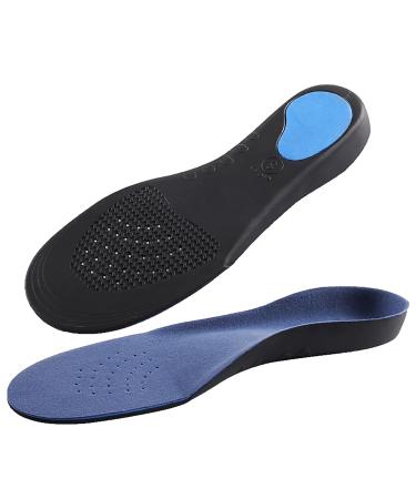 Arch Support Insoles for Women and Men Orthotic Plantar Fasciitis Pain Relief Relieve Flat Feet High Arch Foot Pain Apply to Sneakers or Work Boots (9.0-10.5) (PS05-A)
