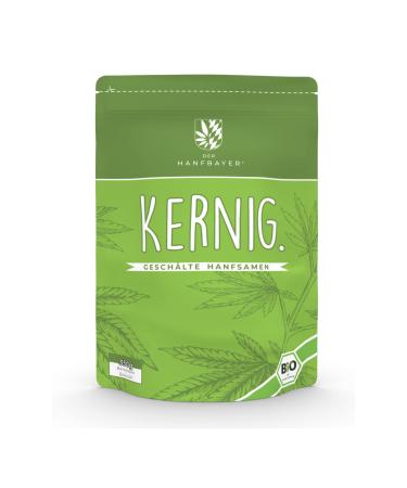 The Hanfbayer regional hemp seeds peeled Bio 350g protein -rich superfood - including delicious e -recipes - vegan & raw food quality - rich in protein omega -3 & magnesium - Buy Online on GoSupps.com