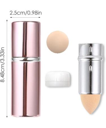 Double Head Design Oil-Absorbing Volcanic Face Roller Portable and Reusable Oil-Resistant Facial Tool Face Makeup Facial Skincare Tool for Facial Massage/l Pink - Buy Online on GoSupps.com