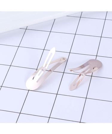 50Pack Hair Barrettes Hair Clips No Slip Metal Hair Snap Clips for Girls and Women 2 Inch/ 50mm (Rose Gold) - Buy Online on GoSupps.com
