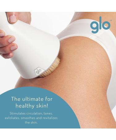 Glo Body Brush - Dry Body Scrub Head for GLO 910 Anti-Cellulite Massager | Stimulate Circulation Tighten & Revitalize Skin - Buy Online on GoSupps.com