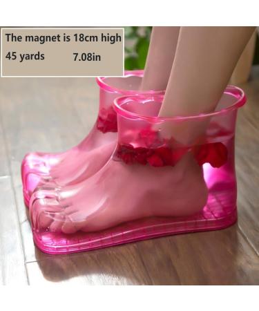 Buy Reusable Men's Foot Soak Bath Shoes - Portable Unisex Relaxation & Massage Boots for Students - Blue - Buy Online on GoSupps.com