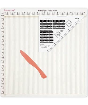 Dress My Craft 12X12 Multi-Purpose Scoring Board - Easy Scoring Tool for Crafting - Buy Online on GoSupps.com