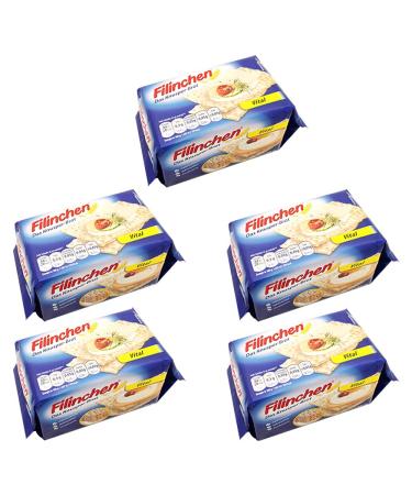 Pack of 5 Filinchen The Crunchy Bread Vital 5 x 75 g snack low in sugar lactose-free low in sodium