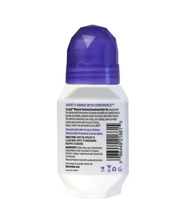 Crystal Mineral Deodorant Roll-On Lavender & White Tea Purple 2.25 Fl Oz (Pack of 2) - Buy Online on GoSupps.com
