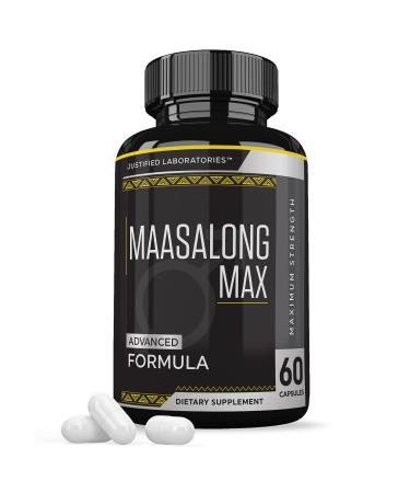 Justified Laboratories Maasalong Max 1600MG Advanced Men's Health Masalong Formula 60 Capsules