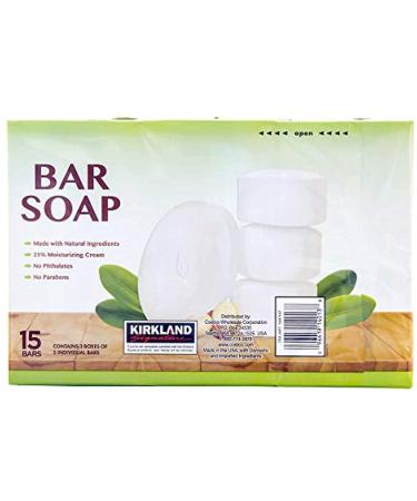 Kirkland Signature Shea Butter Bar Soap - 15 Bars (4.2 LB) - Buy Online on GoSupps.com