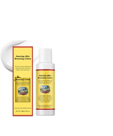 Melemando Amazing Browning Lotion All Natural Moisturizing Formula Fast Dark Tan for All Skin Types(02)
