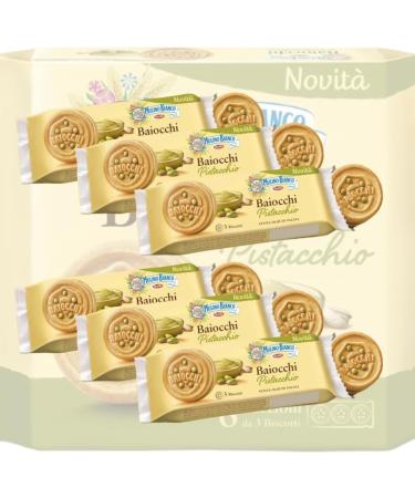 Mulino bianco baiocchi pistachio biscuits 6 Servings of 3 Biscuits per bag (4x168g) - Buy Online on GoSupps.com