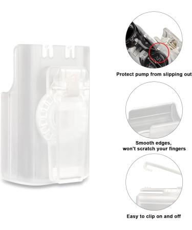 iGuerburn 360 Rotating Pump Case for Medtronic MiniMed Insulin Pumps - Clear Swivel Belt Clip for Diabetics - Buy Online on GoSupps.com