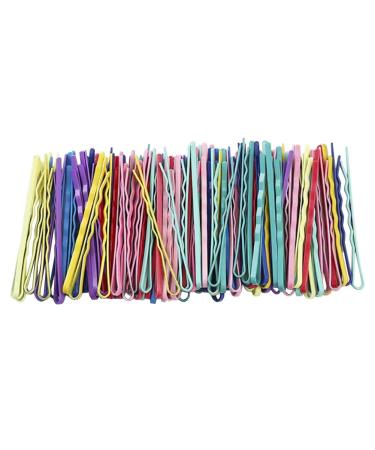 JIHUOO 100 pieces colorful hair clips hairpins hair clips bobby pins hair accessories hair styling accessories