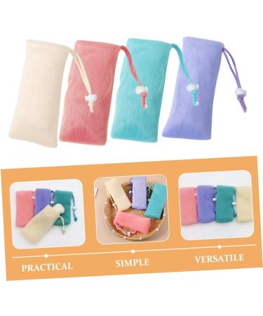 Didiseaon 4 Pi ces Pochette Filet Savon Exfoliant Sac Savon Moussant pour Douche de Voyage Fait Maison avec Cordon de Serrage pour Nettoyage Corps et Visage - Buy Online on GoSupps.com