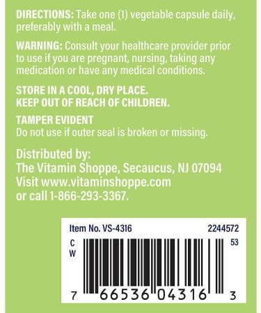 The Vitamin Shoppe Milk Thistle 600 MG - Liver Health Support Detoxification & Antioxidant Protection (100 Capsules) - Buy Online on GoSupps.com