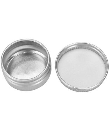 ENERRGECKO 75x 15Ml Aluminium Tin Make Up Candle Pots Capacity Empty Big Cosmetic/Candle//Hair Product - Buy Online on GoSupps.com