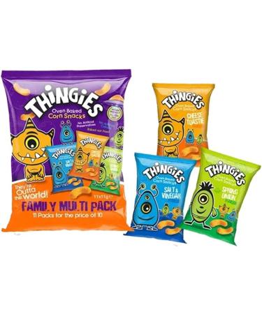 Happy Snax Thingies Family Multipack Chips Bags - 2 x Mixed Corn Snacks Chips Bags - Buy Online on GoSupps.com