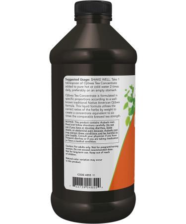 Now Foods Ojibwa Tea 16 fl oz - Herbal Health Supplement for Wellness - Buy Online on GoSupps.com