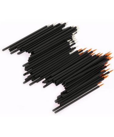 Healeved 200 Pcs Cosmetics Brush Facial Wand Angled Eyeliner Brush Face Wand Liquid Eyeliner Eye Makeup White - Buy Online on GoSupps.com