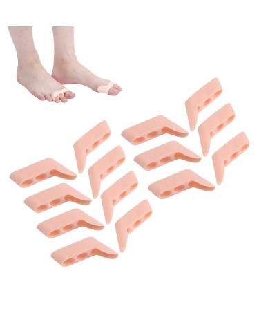 Toe Separator 7 Pairs - 3-Hole Small Toe Spacers for Hallux Valgus & Overlapping Toes (Skin Color) - Comfort & Correction - Buy Online on GoSupps.com
