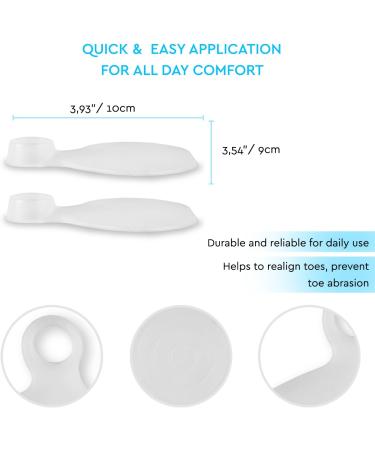 High-Quality Silicone Metatarsal Block Cushion - Lightweight Unisex Self-Stick Clear - 1 Piece for Foot Pain Relief - Buy Online on GoSupps.com