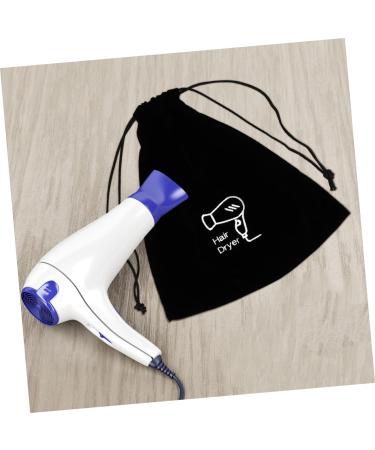 FOMIYES 2pcs Flannel Hair Dryer Bag Drawstring Pouch Hair Dryer Travel Bag Hair Dryer Drawstring Bag 26.00X23.00X0.50CMx2pcs Blackx2pcs - Buy Online on GoSupps.com