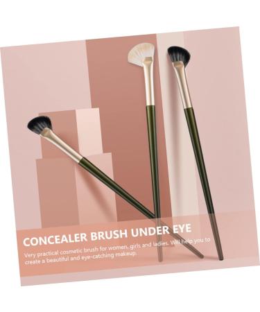 MAGICLULU 4pcs Nose Shadow Brush Eyeshadow Brush Angled Cosmetic Brush Nose Contour Brush Makeup Tool Small Concealer Brush Makeup Accessory Flat Concealer Brush Concealer Brush under Eye - Buy Online on GoSupps.com