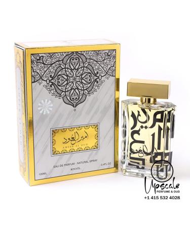 Almas Perfumes Ameer AL Oud Orignal 100% Eau De Parfum Unisex Spray - 3.4 Fl Oz (100 ml) Citruses Natural Aged Oud Roses Amber 3.4 Fl Oz (Pack of 1) - Buy Online on GoSupps.com