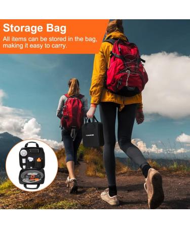 Yorkenbe Rechargeable Portable Camping Shower with Double Shower Head - Ideal for Hiking, Beach, Swimming, and Outdoor Travel - Buy Online on GoSupps.com