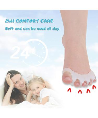 ERSANLI Children's Gel Toe Separator & Bunion Corrector - White, 2 Pcs - Buy Online on GoSupps.com