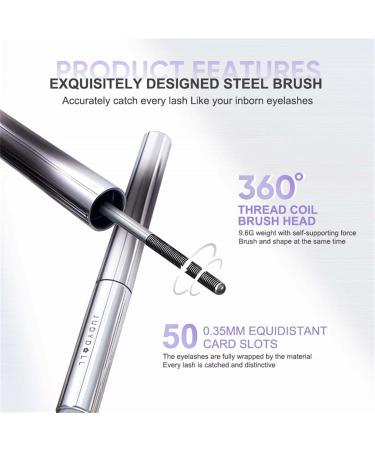 Judydoll Mascara Judy Doll Iron Brush Mascara 3d Curling Eyelash Iron Mascara Judy Doll Iron Brush Mascara Curling Iron Strong Mascara Makeup (6 Precision Design #01 Black) - Buy Online on GoSupps.com