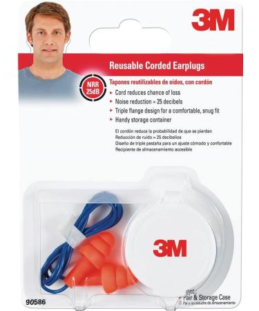 Buy 3M 90586-80025T Corded Reusable Earplugs - Comfortable Noise Protection for All - International Shipping Available - Buy Online on GoSupps.com