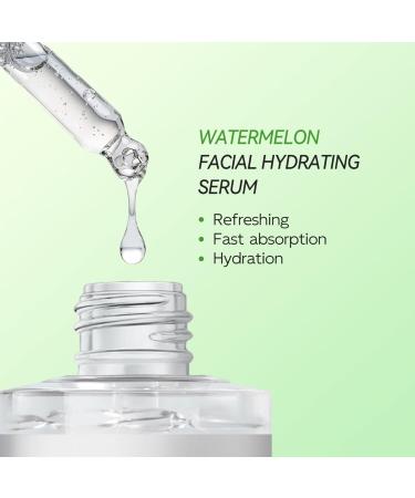 BSMKCL Glow Hydrating Watermelon Serum Nourishing Face Serum Skincare Makeup Primer Moisturizer Firming Shrink Pores Anti-Aging Essence and Smoothes Rough Skin Suitable for All Skin Types 1.52oz - Buy Online on GoSupps.com