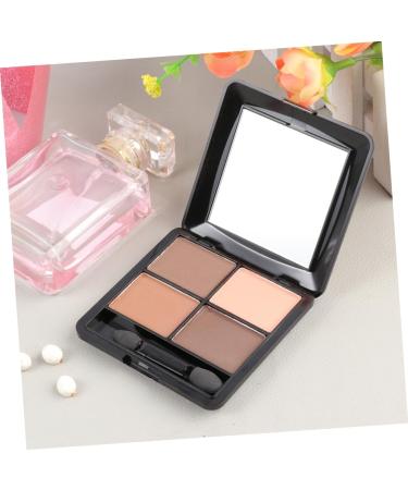 Beavorty 3pcs 4 Shadow Mirror Eye Elegant Colors Matte and with Brown Sponge Eyeshadow Makeup 1 count (Pack of 1) As Shownx3pcs - Buy Online on GoSupps.com
