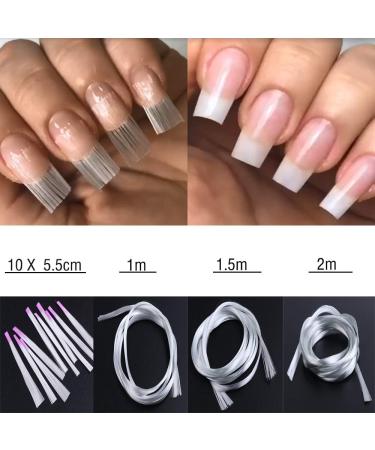 Silk Fiberglass Nail Extension Forms | Acrylic Tips & Nail Art Tools for Perfect Manicures - Buy Online on GoSupps.com
