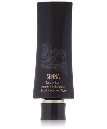 Senna Cosmetics Barely Base Sheer Mineral Makeup SPF 20  Medium  1.7 Fluid Ounce