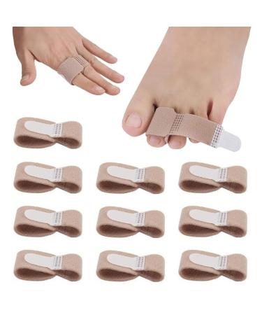 Mivaiun 10 pieces of hammer toe toe bandage hammer toe correction bandage hammer toe corrators toe corrector bandages for correction of hammer toes crooked toes overlapping toes