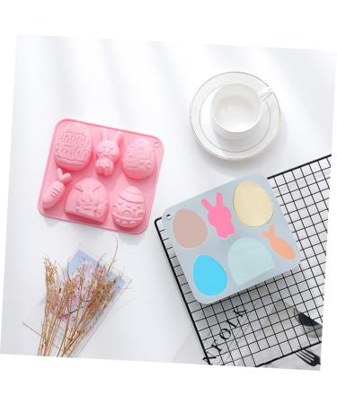 DECHOUS 2pcs Rabbit Egg Mold Handmade Soap 3D Silica Gel Spring - Buy Online on GoSupps.com