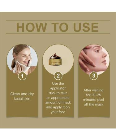 Korean Hana Ginseng Peel Off Face Mask | Anti-Aging & Exfoliating | Shrink Pores | All Skin Types - Buy Online on GoSupps.com