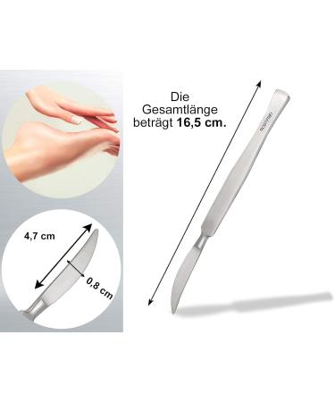 Hornhauthaber Corneal Remover Set | Stainless Steel Foot Care Instruments & Cream - Gentle Pedicure Solution - Buy Online on GoSupps.com