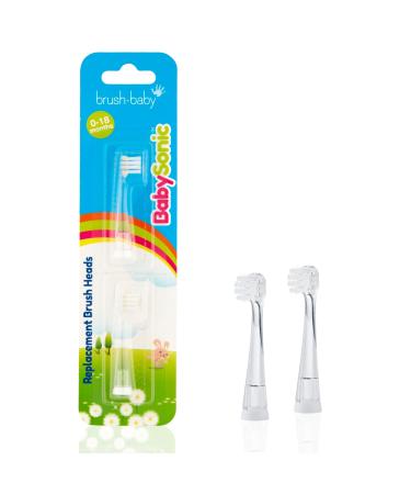 Brush-Baby BabySonic Replacement Heads (0-18 Month (Pack of 2)) - Buy Online on GoSupps.com