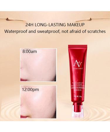 Red Ginseng Bird's Nest concealer Liquid Foundation Red Ginseng Liquid Foundation Long-lasting Moisturizing Natural Concealer for All Skin (Ivory White) - Buy Online on GoSupps.com