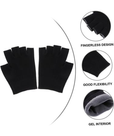  HAPINARY Nighttime 2 Pairs Spa Moisturizing Gel Half-Fingers for Women Repairing Rough Hands Gentle on Skin - Buy Online on GoSupps.com