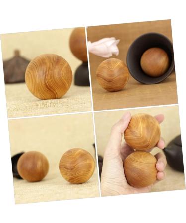 FRCOLOR 6 STK Wooden Massage Balls - Acupressure & Neck Massage Roller for Fitness - International Shipping Available - Buy Online on GoSupps.com
