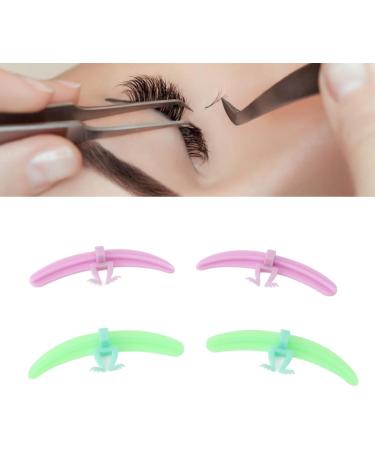 Eyelash Isolation Aid Reusable Makeup Tool 2 Colors Eyelash Separator Precise Application Silicone Pads 2 Sets Multifunctional for Beginners for Hair Salon - Buy Online on GoSupps.com