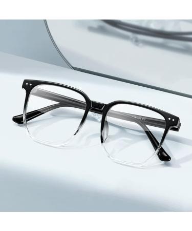 MAKIRO Large Frame Myopia Glasses | -0.5 to -4.00 Diopters | Gradient Color Eyewear for Men & Women - International Shipping Available - Buy Online on GoSupps.com