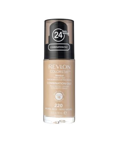 Revlon Colorstay normal and combination skin natural beige foundation with dosing cap 30 ml Lot de 1 Beige