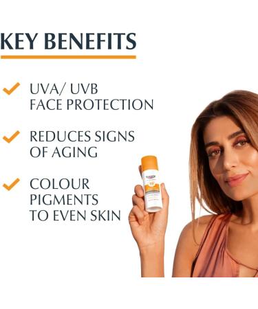 Eucerin Photoaging Control CC SUN CREAM TINTED (Fair) 50ml - Buy Online on GoSupps.com