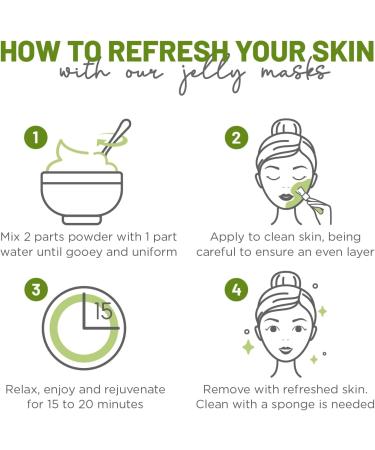 BR UN Peel-Off Matcha Jelly Mask for Face Care A 23 fl oz Rubber Mask Jar for 30 to 35 Treatments A Skin Care Moisturizing Gel Mask of Spa Set for Men Women and Adults - Buy Online on GoSupps.com